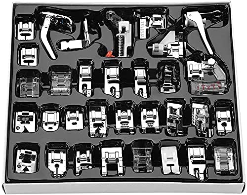 Syga 32 Sewing Machine Presser Foot Feet Kit fit for Brother Singer Janome