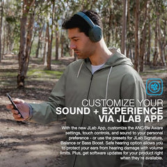 JLab JBuds LUX ANC Headphones - Over Ear Bluetooth, Graphite