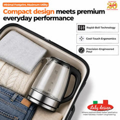 ITALIA Premium Stainless Steel Electric Kettle 1.7L