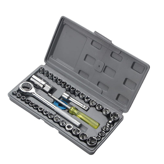 SYGA 40 multi-purpose Hardware tool set combination set household manual woodworking tool box power tool gift