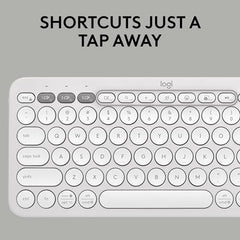 Logitech Pebble 2 Combo, Wireless Keyboard and Mouse, Quiet and Portable, Customisable, Logi Bolt, Bluetooth, Easy-Switch for Windows, macOS, iPadOS, Chrome -