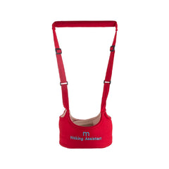 SYGA Handheld Baby Walker with Harness, Adjustable Walking Assistant Helper for Infant Child (Age 6 Months to 24 Months),Stand Up and Learn Walking, Red