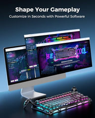 GravStar Mercury V75 Pro 75% Hall Effect Magnetic Switch Gaming Keyboard