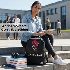HACKER Laptop Backpack for Men & Women | Stylish Spider Printed Backpack | Durable School, College & Office Bag | Spacious Travel Backpack with Padded Laptop Compartment & Adjustable Straps