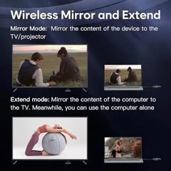 Tobo Wireless HDMI Transmitter and Receiver 100M/328FT: Portable Plug and Play 5G 1080P@60Hz HDMI Extender Kit for Streaming Video and Audio to Monitor for Laptop PC TV Box Projector TD-1451WA
