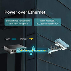 TP-Link LS1005 5-Port 10/100Mbps Desktop Switch|Green Ethernet Technology Network Hub|IEEE 802.3X |Plug and Play|Fanless Design