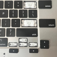 Bfenown Replacement US Keyboard keycap Keycaps Keys for MacBook Air M2 M3 M4 Retina 13'' A2681 A3113, MacBook Air 15'' M2 M3 M4 A2941 A3114 2022-2025 Year Midnight