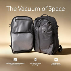 Acer VacuPack Vacuum Backpack I Fit Upto 17.3 Inch Laptops I Expandable Travel Backpack with Built-in Electric Vacuum Pump I TSA Lock I USB Charging Port I Wet Dry Pocket I Anti Theft Pocket