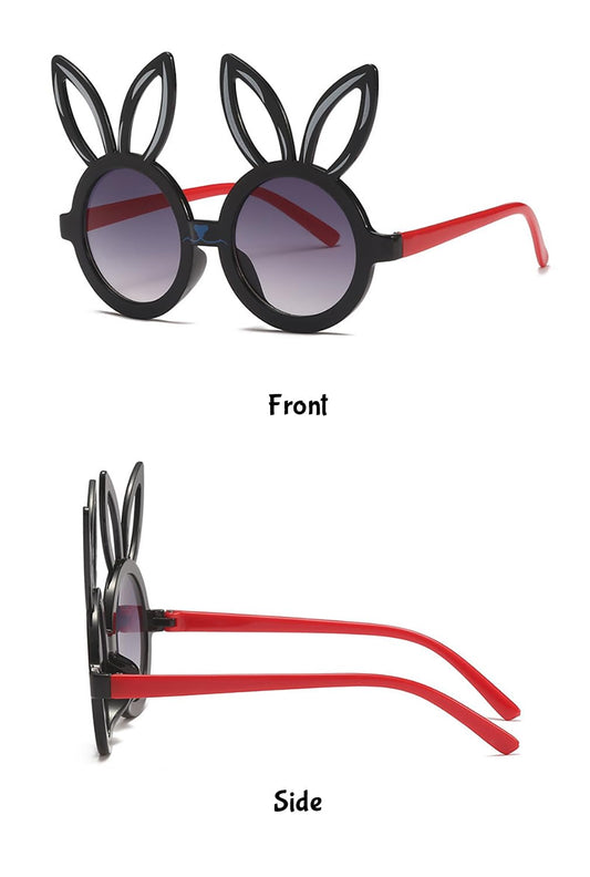 SYGA Kids Goggles, Modern Stylish Eyewears for Boy's and Girls, Rabbit Style - Black -Pack of 1
