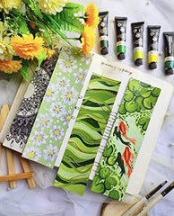 Zen Sangam Express your Mind - Square Gouache Glued Watercolor Sketch Paper Pad - 300 Gsm - Cold Pressed - 24 Sheets - Rough Grain Surface - Size (10.5Cm X 10.5Cm) - Gouache Book
