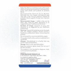 Fytika Vita 365-120 Tablets (Pack of 2) | Multivitamin For Men and Women | With Ashwagandha, Ginseng, Probiotics & Prebiotics and Biotin| Enhances Energy, Stamina, Immunity and Digestion