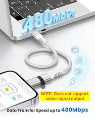 Verilux® Lighting to Type C Earphone Converter with Aluminum Alloy Housing