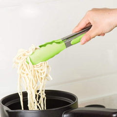 SYGA 1 Piece Silicone Cooking Tong,Stainless Steel Material with Heat Resistant Premium Silicone Grip