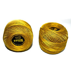 Dhruv Crafts Crochet Cotton Thread Yarn for Cross Stitch, Knitting, Embroidery & Craft Projects, Mercer Crochet Thread Ball, Shade B25 Red, 20 Gram, 0.5 MM Thickness, Sewing & DIY Supplies