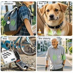 Verilux Air Item Finder Bluetooth Tracker Compatible with Find My, White