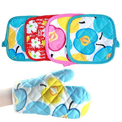 SYGA Set of 2 Cotton Heat Proof Microwave Oven Gloves