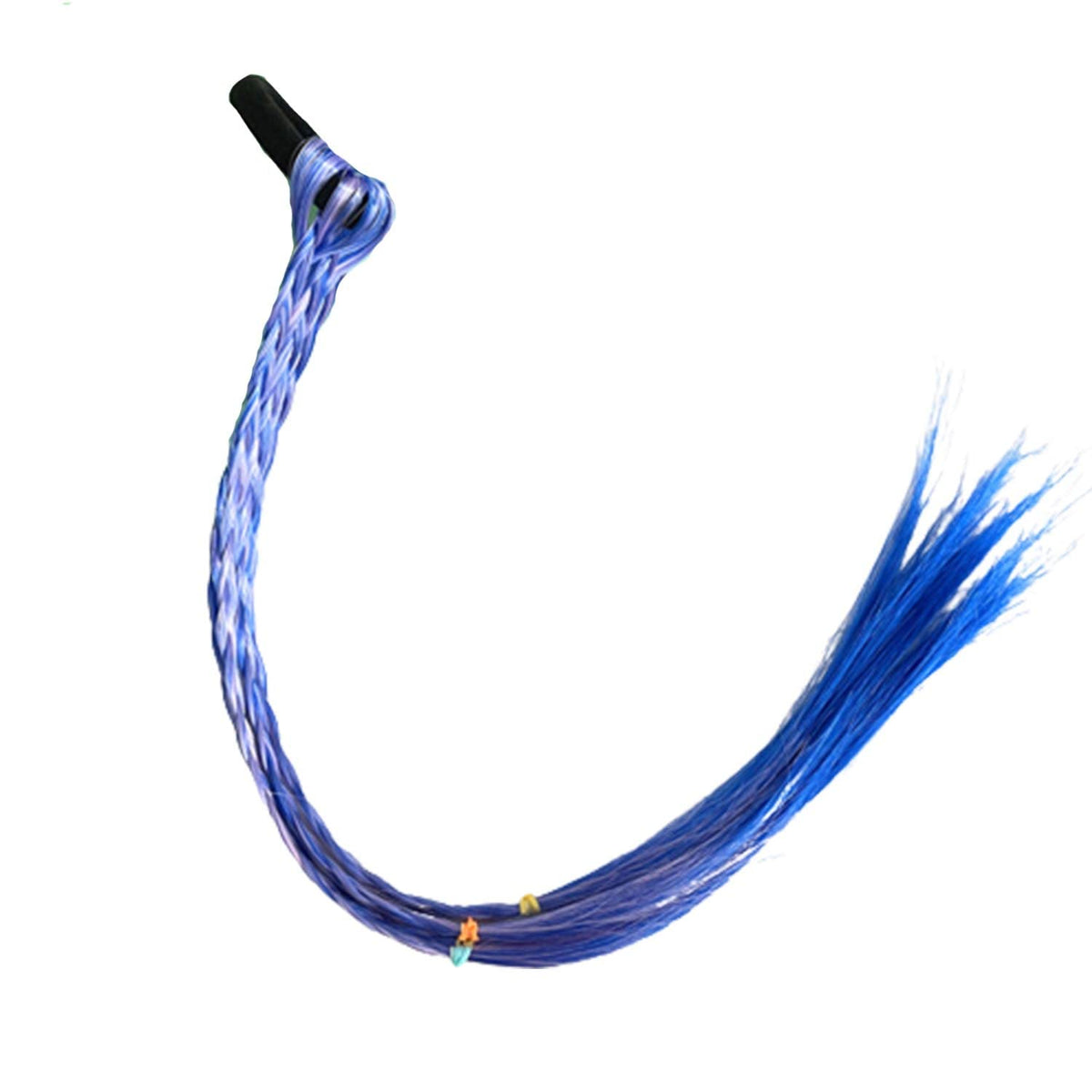 SYGA Girl Wig Headwear Kids Twist Braid Rope Ponytail Hair extension Styling Princess Baby Children Rubber Bands Hair Accessories (Light Purple Blue Tresses)