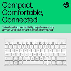 HP 240 Bluetooth Wireless Mouse with 3 Buttons/1600 DPI Red Optical Tracking/Sleek and Ambidextrous/Compatible to Windows 10, macOS, Chrome OS, 3 Years Warranty (Black)