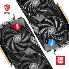 MSI GeForce RTX 4060 Ventus 2X Black 8G OC 8GB GDDR6 128-bit Gaming Graphic Card
