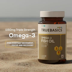 TrueBasics Advanced Multivitamin,60 Tablets + Omega 3 Fish Oil,60 Capsules