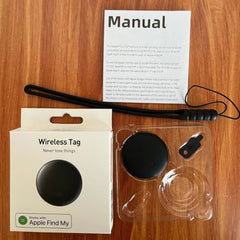 AUSHA Smart Bluetooth Tracker Device|No SIM Needed | Compatible with Apple Find My| Alert & Water Resistant | for Bags, Wallet, Luggage, Keys Finder