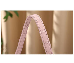 SYGA Women's Pink Handbags Crocodile Pattern Bag Ladies Shoulder Bag