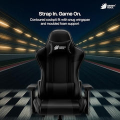 Green Soul Raptor 2.0 Racing Edition Ergonomic Gaming Chair with Premium PU Leather, Adjustable Neck & Lumbar Pillow, 3D Adjustable Armrests & Heavy Duty Nylon Base (Black & Red)
