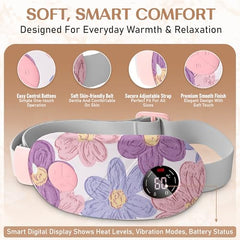 BRONTIX Period Cramp Relief Massager, Cordless Heating Pad