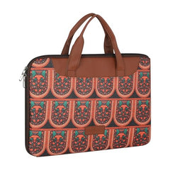 Tabelito Laptop Sleeve Bag 13" to 15.6 inch for Women Jute and Vegan Leather Office Everyday Handbags