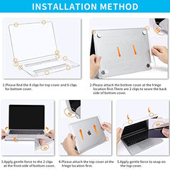HASTHIP Laptop Cover for MacBook Air 13.6 Inch M4 A3240 M3 A3113 M2 A2681
