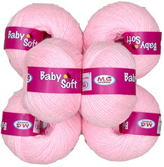 M.G ENTERPRISE MG Baby MelonKnitting Wool 200 Wool Thread for Crochet & DIY Craft Projects