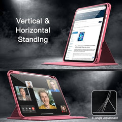 JETech 360° Rotating Case for iPad (A16) 11th/10th Gen, Navy