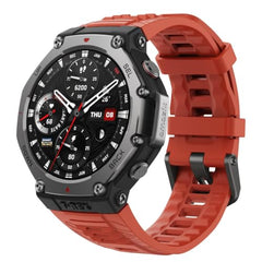 Amazfit T-Rex 3 Smartchoice Outdoor Rugged Military 48mm smart Watch Built in GPS, 27 Days Battery Life, Offline Maps, 2000 Nits Brightness, 10 ATM, AI Coach, for iOS & Android (Onyx)