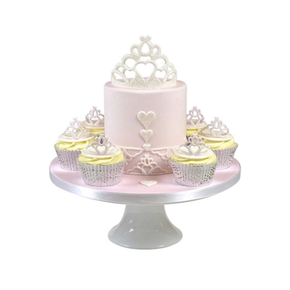 SYGA Cake Decorating Mould Crown Shape Fondant Cake Mold - White