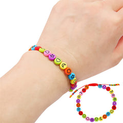 SYGA Beads for Kids Crafts Children's Jewelry Making Kit DIY Bracelets Necklace Hairband and Rings Craft Kits Birthday for 4, 5, 6, 7-Year-Old Little Girls-Multicolor (Design-1)