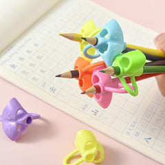 Syga 3 Pcs Pencil Grips For Kids Handwriting, Children Pencil Holder Pen Writing Aid Grip Posture Correction Tool, Multi-coloured, Multi