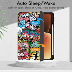Robustrion Cover for Xiaomi Mi Pad 8/8 Pro/Xiaomi Pad 7/7 Pro 11.2 inch Cover Case with [Pencil Holder], Trifold Flip Case Cover for Xiaomi Pad 7/8 Cover [Auto Sleep Wake] - Black