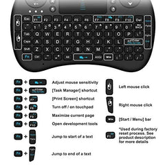 POXEFLIP Mini Computer Keyboard Combo With Touchpad - Wireless Keyboard