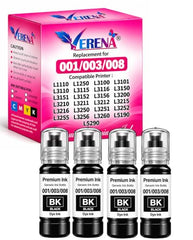 Verena 057 Refill Ink Compatible for Epson L8050, L18050, L8150W Printers (Black Cyan Magenta Yellow Light Cyan Light Magenta)