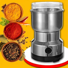 Nima Mixer Grinder Smash Machine Stainless Steel Multifunctional Electric Grinder & Chopper Dried Spice Hurbal Masala Coffee Beans, Nuts & Grains, Household Mixer, Powerful Motor Blender (Multi 8)