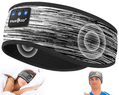 MUSICOZY Sleep Headphones Bluetooth Headband Headphones for Side Sleepers | Sleeping Headbands Wireless Sports Earphones Sweat Resistant Earbuds for Workout Running Cool Gadgets Unique Gifts for Women