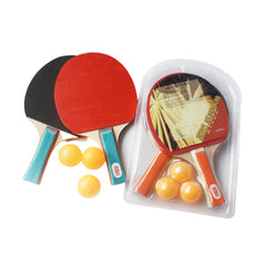 SYGA 2 Bats and 3 Ping Balls Table Tennis Set Short Handle Table Tennis Paddle Racket Kit for Children Gifts, Sports