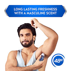 Nivea Woody Fresh Active Roll On For Men, Anti-Perspirant, 50 Ml & Men Body Wash, Deep Impact, 3 In 1 Shower Gel For Body, Face & Hair, With Microfine Clay, 250 Ml