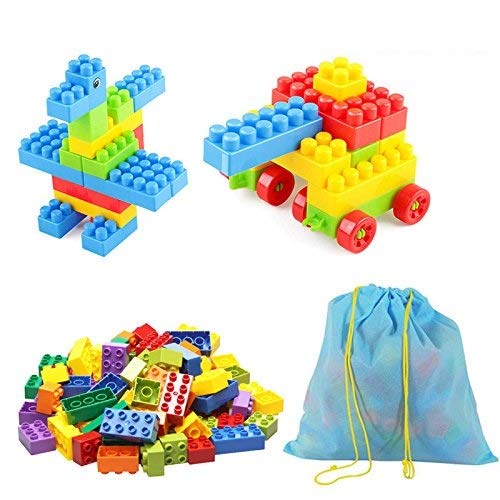 Syga 416 Pcs Toy Building Bricks Educational Game Blocks Kit for 3+ Children (Potli Bag)