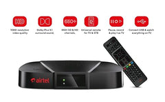 Airtel DTH HD Set Top Box |1 Month Ultimate Hindi Pack |Recording Feature