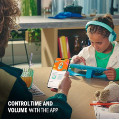 JBL Junior 320BT - Wireless on-Ear Kids Headphones Safe Sound (<85dB), Fit for Kids, Parental Control with Customizable Volume & Playtime and 50Hr Battery Life (Purple)