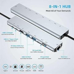 Multifunctional 4 Port USB Hub Docking Station Converter 4 in 1 USB 3.0 Docking Station for iPad Laptop Mobile Hard Drives
