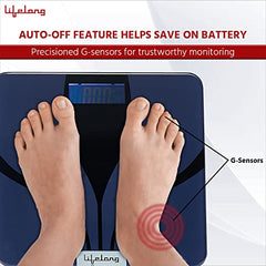 Lifelong Bloom LLWS54 Body Weighing Scale (Indian Cultural Series - Rajasthan Rural)|Digital Weight Machine for Body Weight|Thick Tempered Glass with LCD Display|Bathroom Weighing Scale (Multicolor)