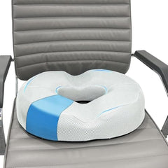 Sleepsia Donut Pillow for Tailbone Pain |1 Year Warranty| Coccyx Seat Cushion for Chair-Hemorrhoid& Piles Pillow-Car Seat Donut Cushion Hemorrhoids Fistula Prostate Post Relief (Memory Foam)