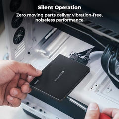ZEBRONICS SD26 256GB SSD, Ultra Low Power Consumption, S.M.A.R.T. Thermal Management and Silent Operation